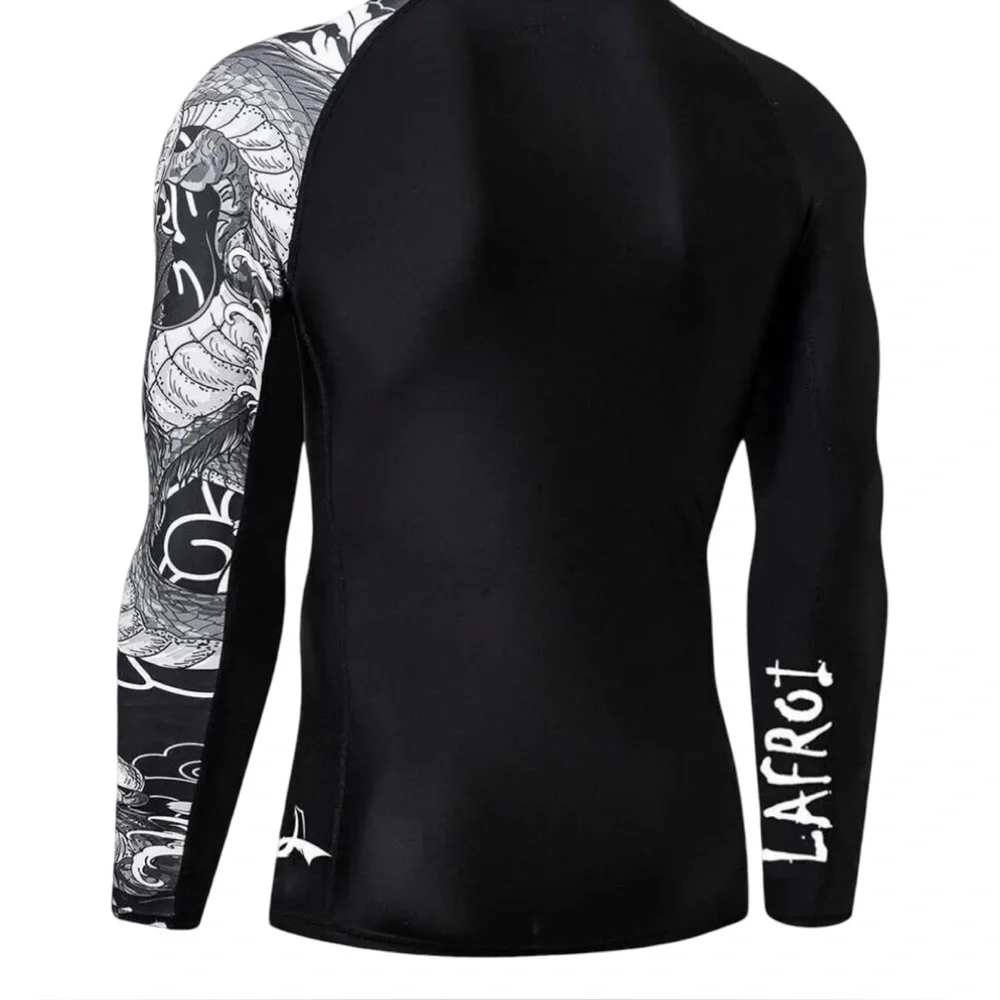 LAFROI Burst Compression Rash Guard | NWT | Medium | UPF 50+